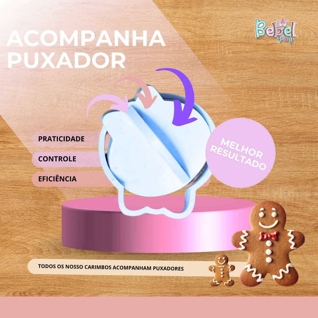 Kit Cortador de Biscoito Natal - Bebelplay